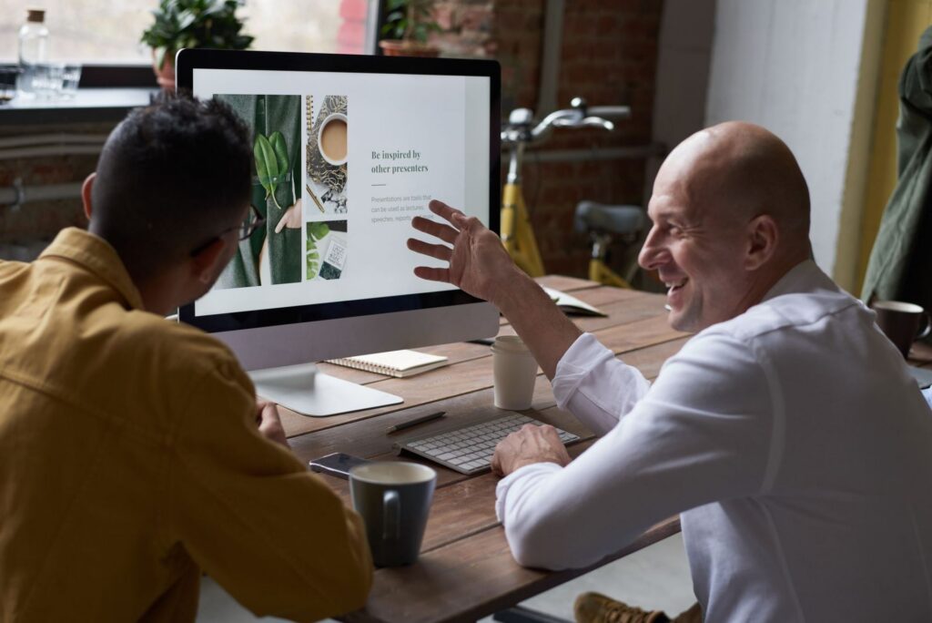 Manager reviewing an IT budget